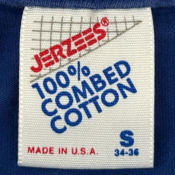 Vintage KB Systems T Shirt Mens Small Drag Auto Racing Dragster Hoses XRP Blue - Picture 7 of 8